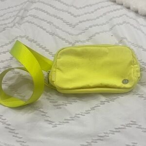 Lululemon Athletica Neon Yellow Crossbody Bag